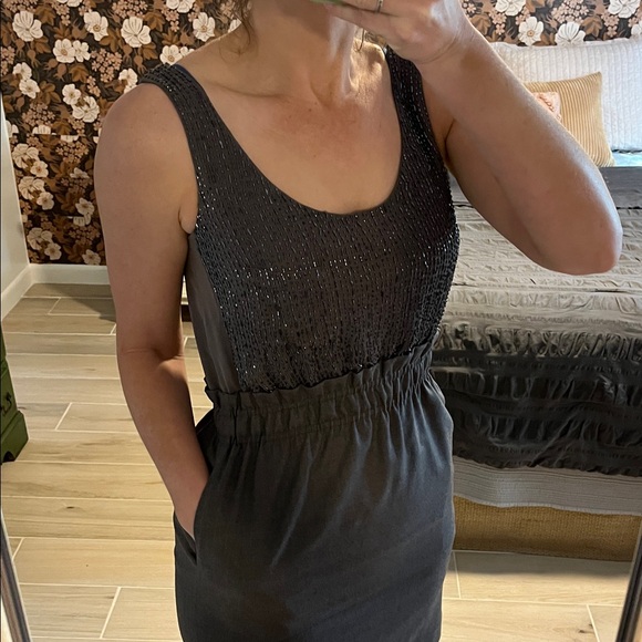 J. Crew Silk and Wool Blend Dress in Brown - Picture 3 of 5